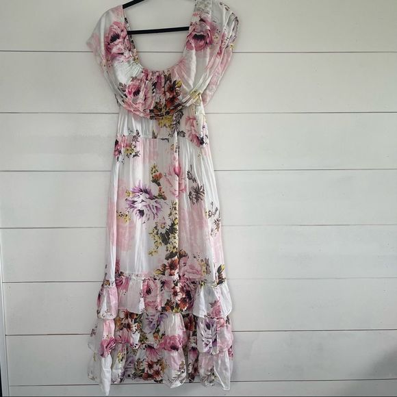 Sol Floral Tiered Maxi Dress - Picture 3 of 10